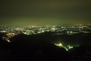 View from the Takao Beer Garden