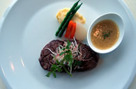 Grilled Beef Tenderloin Steak - served with nuoc mam and ginger sauce