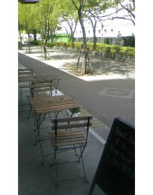 Patio Seating at Cafe Soyokaze