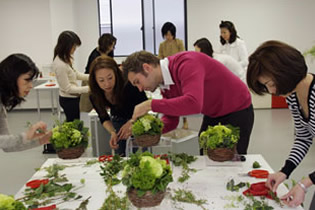 Photo from Nicolai Bergmann International School of Floristry, Bilingual Flower School in Tokyo