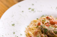 Spaghetti with Crabfish Tomato Cream