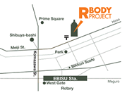 R–body project, Personal Training and Fitness Facility in Ebisu, Tokyo