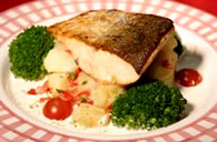 Crispy Fillet of Salmon - 1,575 Yen 